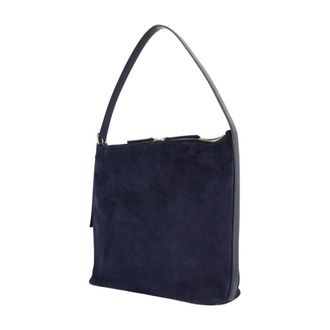 A.P.C. Womens The Shoulder Bag Navy Calfskin