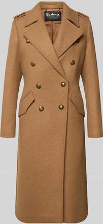 Barbour Regular Fit Mantel aus Woll-Mix Modell COTTESMORE in Camel, Gr&ouml;&szlig;e 34