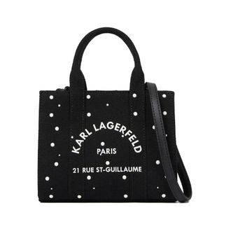 Karl Lagerfeld Dames, Tassen, Zwart, Maat: ONE Size Katoen