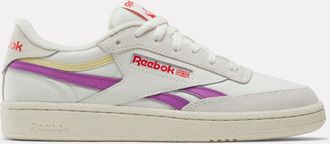 Reebok Womens Club C Revenge In Chalk/Vintagechalk/Purplerave M