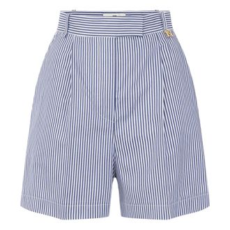Elisabetta Franchi Casual Shorts, female, Blue, Size: M Short Shorts