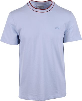Lacoste Mens Pique Tee Light Blue Crocodile - Size X-Large