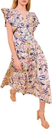 Ulla Johnson Darya Drop Waist Midi Dress