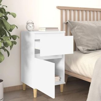 Berkfield Home Elegant Bedside Cabinets 2 pcs White 40x35x70 cm | Size: 40 x 35 x 70 cm