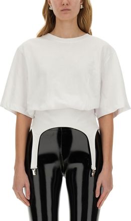 Fiorucci T-shirt With Suspenders