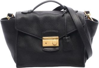 Prada Pre-owned Prada Vitello Daino Soundlock Satchel Ladies SA3XBP9G0EFMBS22