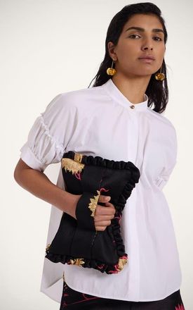 La DoubleJ Hand Pochette in Derby Jacquard Black at Nordstrom