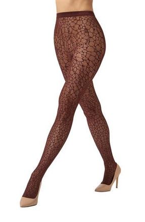 Wolford Reptile Net Tights in Mahogany at Nordstrom Rack, Size X-Small