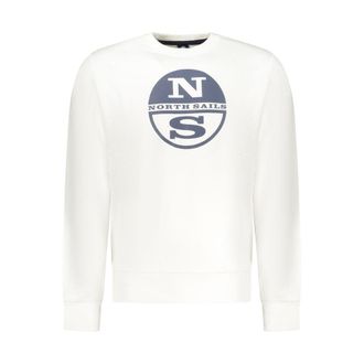 North Sails Witte Katoenen Heren Sweater