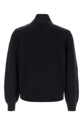 Moncler Quilted Wool-Blend Jacket - Navy