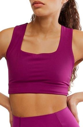 Free People FP Movement Win Win Racerback Bra in Deep Mulberry at Nordstrom Rack, Size X-Small