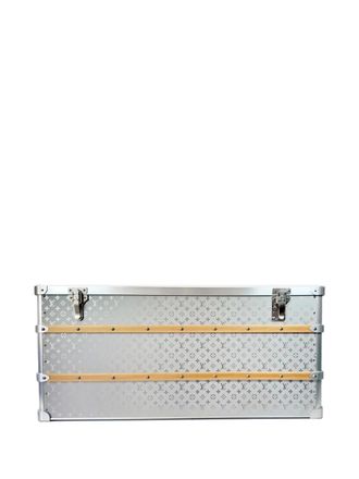 Louis Vuitton 2024 Malle Courrier 110 luggage - men - Aluminium/Brass - One Size - Silver