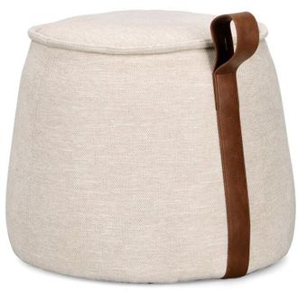 Decorspace Pouf Anila struttura in MDF rivestimento in poliestere per interno -Ginger