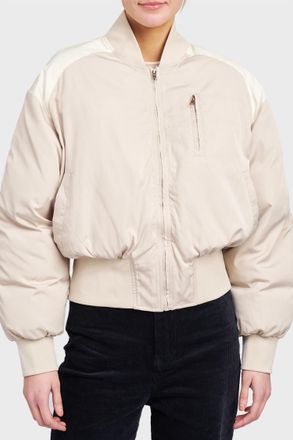 En Saison Polly Bomber Jacket In Cream