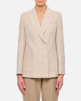 Max Mara Targa Linen Blazer