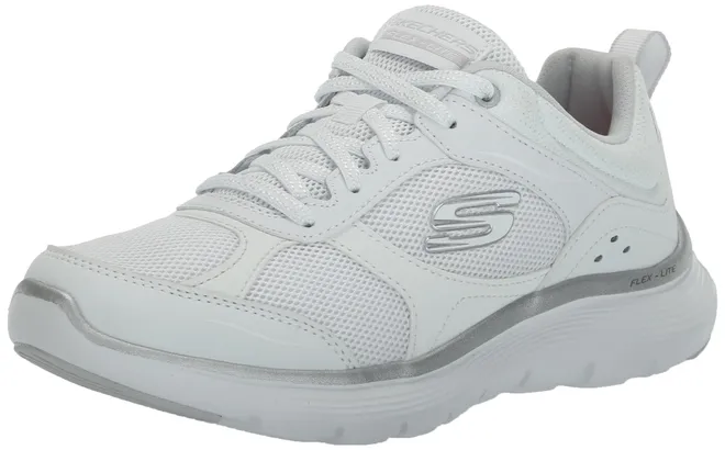 Skechers flex appeal womens silver discount