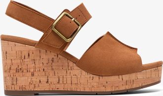 Clarks Sabina Dream Tan Suede