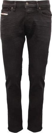 Diesel D-Luster Slim Denim Broek - Heren - Slim Fit Jeans - Zwart - W29 - Denim - Jeans