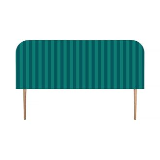 Really Nice Things Cabecero tapizado terciopelo a rayas 160x97cm
