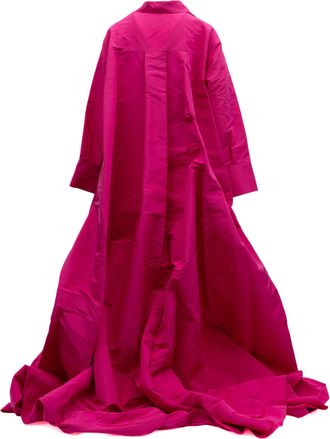 Valentino Garavani Pink Oversized Maxi Womens Dress