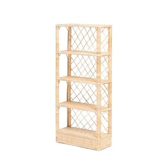 Hannun Estanter&iacute;a de mimbre trenzado a mano beige 50 x 100 x 20