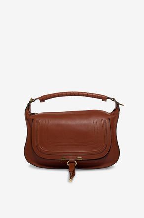 Chlo&eacute; Schultertasche aus Leder mit Ziern&auml;hten Marcie