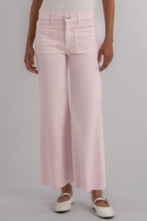Kut from the Kloth Meg High Rise Patch Pocket Wide Leg Jeans in Princess at Nordstrom, Size 12P