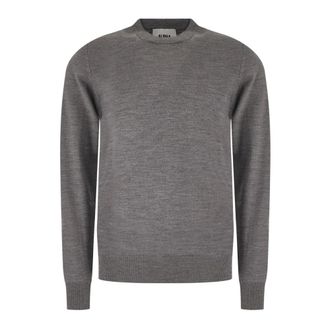 Alpha Studio Au 7020C 1005 Tejido de punto de cuello redondo - Knitwear - Hombre - Gris - 3XL