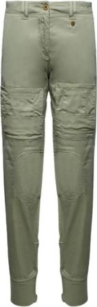 Aeronautica Broeken - Dames - Slim Fit Broeken - Groen - XL - Katoen - Broeken