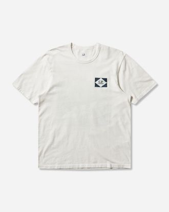 C.P. Company Men s Jersey T-Shirt Gauze White
