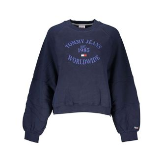 Tommy Hilfiger Dames, Sweatshirts & Hoodies, Blauw, Maat: 2XS Katoen