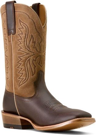 Ariat Preston Wide Square Toe Cowboy Boot in Brown at Nordstrom, Size 11.5