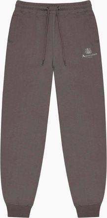 Aquascutum Mens Aquascutum Active Basic Rib Moonrock Grey Trackpant - Brown - Size: 32/30/31