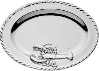 Certified International Silver-Plated Lobster Oval Platter