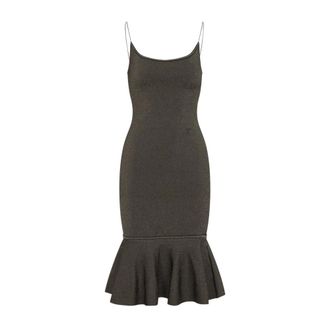 Jacquemus Maille Pina Midi-jurk - Dames - Jurken - Bruin - Maat: XS Viscose