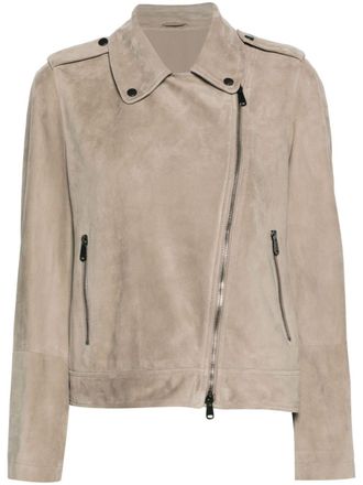 Brunello Cucinelli Su&egrave;de jack - Beige
