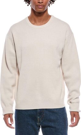 Frame Denim Frame Ribbed Wool & Silk-Blend Crewneck Sweater