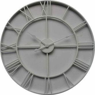 Hill Interiors Hill Interiors - Skeleton Wall Clock - Metal - L5 x W70 x H70 cm - White