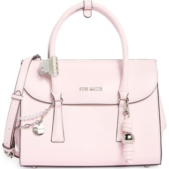 Steve Madden Bmimi Faux Leather Satchel in Ballet Pink at Nordstrom Rack
