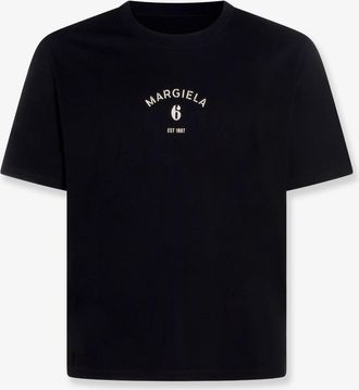 Maison Margiela T-shirt in cotone con stampa iconica - MM6 MAISON MARGIELA - gender_Woman