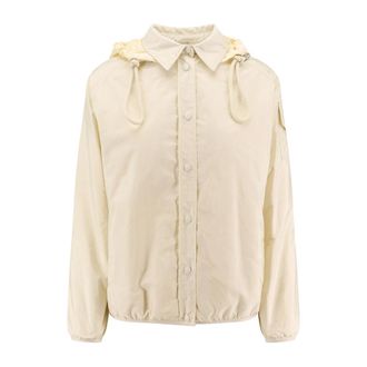 Moncler Dames, Jassen, Beige, Maat: M Nylon