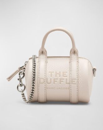 Marc Jacobs The Leather Nano Duffle Crossbody Bag