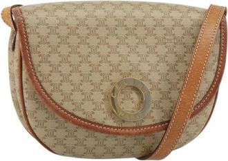 Celine Pre-owned Cross Body Bags, female, Beige, Size: ONE SIZE Pre-owned Plastic Cross Body Bag