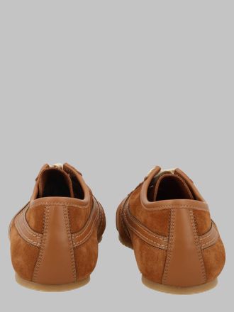 Dries Van Noten Suede Leather Sneakers - Brown