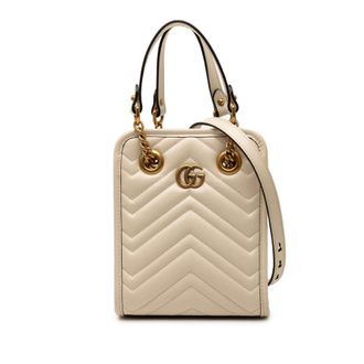 Gucci Pre-owned Gucci Mini GG Marmont Matelasse Leather Satchel Ladies EQ9O4Q6ZNE7TDK5A