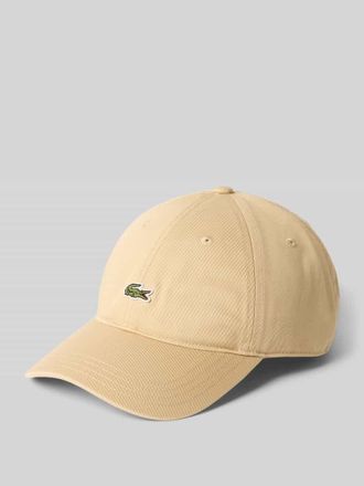 Lacoste Basecap aus reiner Baumwolle in Sand, Gr&ouml;&szlig;e 1