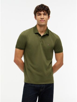 Tommy Hilfiger Mens Regular Fit TH Performance Tech Polo - Huntsman Green - XL