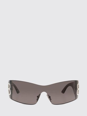 Balenciaga Occhiali da sole a mascherina in acetato con logo metallico