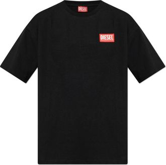 Diesel Tops, Heren, Zwart, L, Katoen, T-Box T-Lab T-Shirt