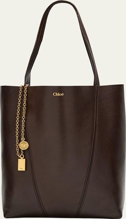 Chlo&eacute; Spin Medium Tote Bag in Leather
